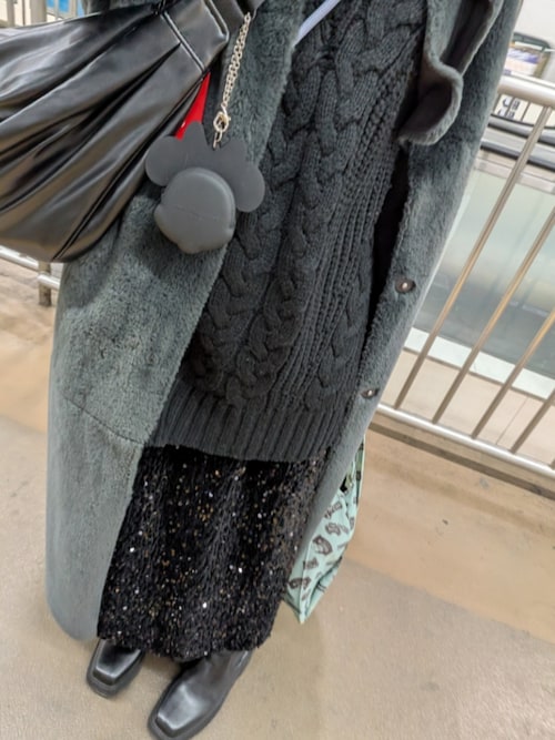 マウジー OVERSIZED CABLE ニットプルオーバー MOUSSY（マウジー）の「OVERSIZED CABLE ニットプルオーバー（ニット