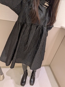 「Ameri（アメリ）のアイテム」を使った、paoさん（レディース・151cm）の冬コーディネート