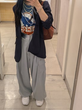 「STYLEMIXER（スタイルミキサー）のアイテム」を使った、paoさん（レディース・151cm）の春コーディネート