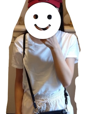 「アイテム（Tシャツ/カットソー）」を使った、paoさん（レディース・151cm）の秋コーディネート