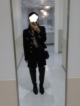 「Ameri（アメリ）のアイテム」を使った、paoさん（レディース・151cm）の春コーディネート