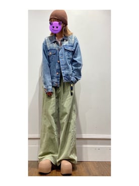 「アイテム（ニットキャップ/ビーニー）」を使った、の  さん（レディース・156cm）の秋コーディネート