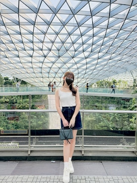 「SPAO（スパオ）のアイテム」を使った、ゼンナ Xennaさん（レディース・162cm）の秋コーディネート