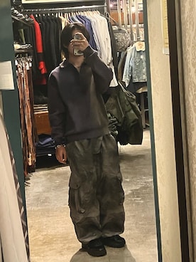 「アイテム（ポロシャツ）」を使った、sho-aさん（メンズ・167cm）の秋コーディネート