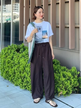 堀江さん（レディース・160cm）の夏コーディネート