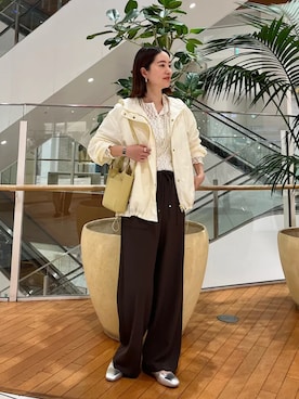 「Beau're（ヴュレ）のアイテム」を使った、堀江さん（レディース・160cm）の春コーディネート