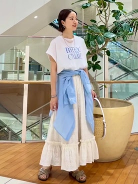 堀江さん(レディース・160cm)の夏コーディネート