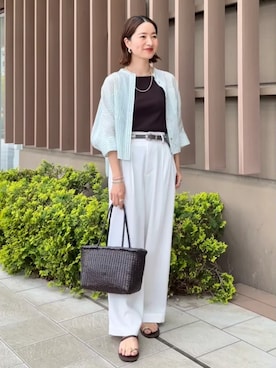 堀江さん（レディース・160cm）の春コーディネート