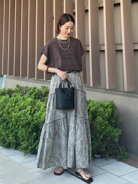 堀江さん（レディース・160cm）の夏コーディネート