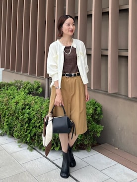 堀江さん(レディース・160cm)の夏コーディネート