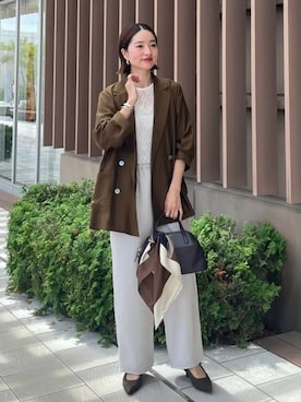 堀江さん（レディース・160cm）の秋コーディネート