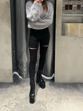 新井舞さん（レディース・160cm）の冬コーディネート