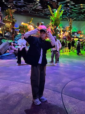 「wisdom（ウィズダム）のアイテム」を使った、Parkerさん（メンズ・170cm）の冬コーディネート