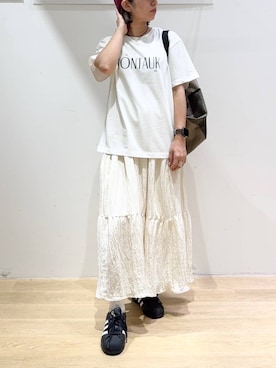 「アイテム（バックパック/リュック）」を使った、oisoさん（レディース・153cm）の夏コーディネート