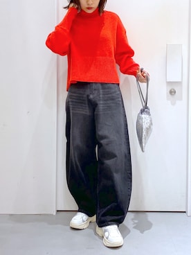 「ディズニーコーデ」｜「アイテム（ピンク系）」を使った、oisoさん（レディース・153cm）の冬コーディネート
