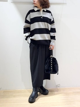 「アイテム（ピアス（両耳用））」を使った、oisoさん（レディース・153cm・30代）の秋コーディネート