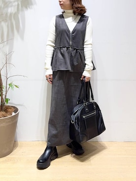 oisoさん（レディース・153cm）の冬コーディネート