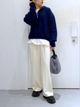 「スニーカーブーツ」｜oisoさん（レディース・153cm）の冬コーディネート