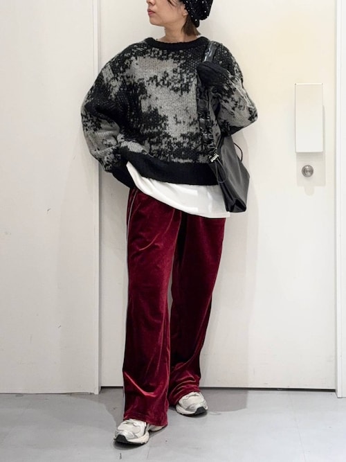 セール】ニュアンス柄ニットプルオーバー / 252896（ニット/セーター