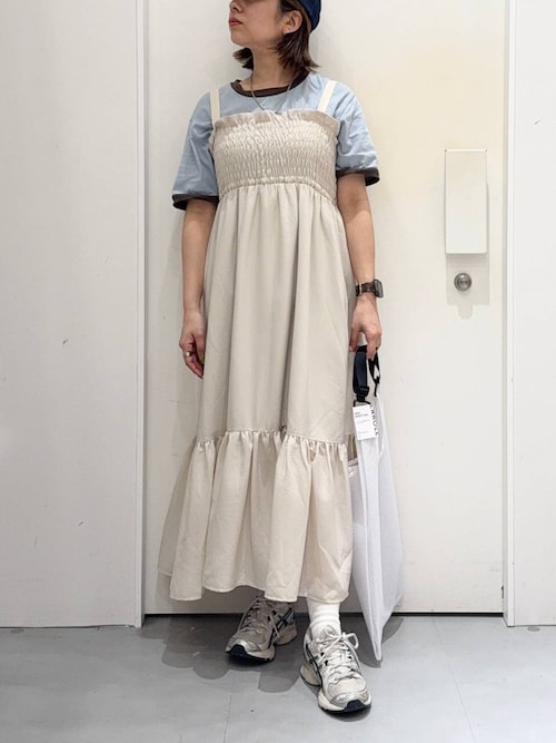 セール】2WAYシャーリングワンピース / 327683（ワンピース）｜LAKOLE