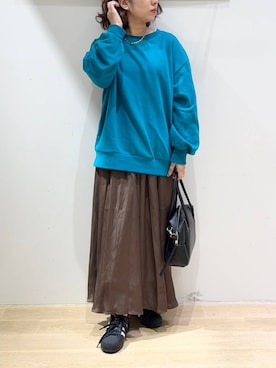 「アイテム（ボストンバッグ）」を使った、oisoさん（レディース・153cm・30代）の秋コーディネート