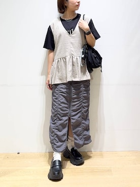 「アイテム（PC・スマホグッズ/家電）」を使った、oisoさん（レディース・153cm・30代）の夏コーディネート