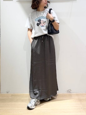 「アイテム（デジタル腕時計）」を使った、oisoさん（レディース・153cm）の秋コーディネート