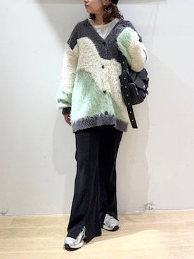 「アイテム（カーディガン/ボレロ）」を使った、oisoさん（レディース・153cm・30代）の冬コーディネート