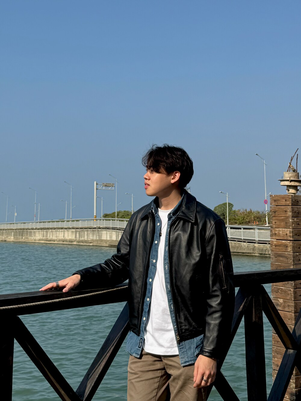 LIDNM（リドム）の「French Pilot Leather Jacket（ブルゾン）」 - WEAR