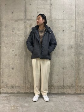 「URBAN RESEARCH Sonny Label（アーバンリサーチサニーレーベル）のアイテム（ジャケット/アウター）」を使った、letsperperさん（メンズ・183cm）の冬コーディネート