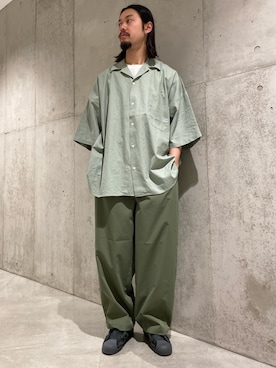 「URBAN RESEARCH Sonny Label（アーバンリサーチサニーレーベル）のアイテム（パンツ）」を使った、letsperperさん（メンズ・183cm）の春コーディネート