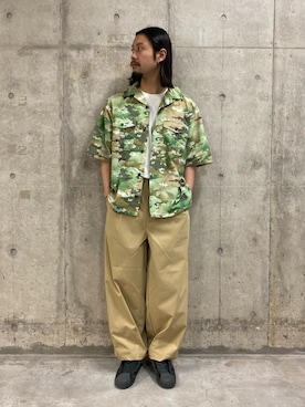 「URBAN RESEARCH Sonny Label（アーバンリサーチサニーレーベル）のアイテム（パンツ）」を使った、letsperperさん（メンズ・183cm）の春コーディネート