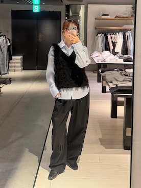 「COLONY 2139（コロニートゥーワンスリーナイン）のアイテム（パンツ）」を使った、miokoさん（レディース・158cm）の春コーディネート