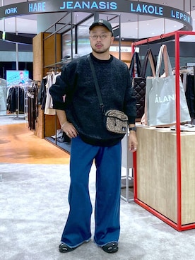 「アイテム（帽子）」を使った、じゃぱあきさん（メンズ・173cm・30代）の秋コーディネート