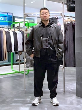 「RAGEBLUE（レイジブルー）のアイテム（ジャケット/アウター）」を使った、じゃぱあきさん（メンズ・173cm）の秋コーディネート