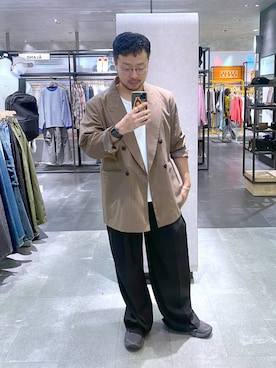 「カジュアル」｜じゃぱあきさん（メンズ・173cm）の秋コーディネート