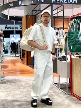 「アイテム（帽子）」を使った、じゃぱあきさん（メンズ・173cm・30代）の夏コーディネート