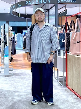 「アイテム（帽子）」を使った、じゃぱあきさん（メンズ・173cm・30代）の秋コーディネート