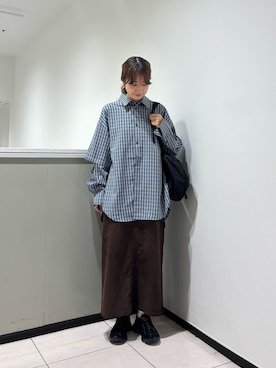 「KBF（ケイビーエフ）のアイテム」を使った、ひらのさん（レディース・167cm）の秋コーディネート