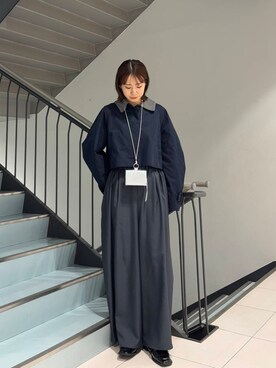 「アイテム（財布）」を使った、ひらのさん（レディース・166cm）の冬コーディネート