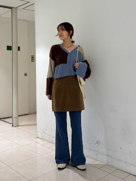 「高身長女子」｜ひらのさん（レディース・166cm）の秋コーディネート