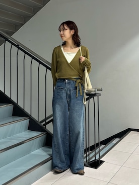 「アイテム（タンクトップ）」を使った、ひらのさん（レディース・166cm）の秋コーディネート