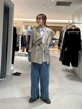 「高身長女子」｜ひらのさん（レディース・166cm）の秋コーディネート