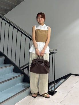 「KBF（ケイビーエフ）のアイテム」を使った、ゆいさん（レディース・166cm）の夏コーディネート