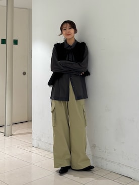 ひらのさん（骨格ウェーブ・レディース・166cm）の秋コーディネート