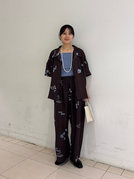 「KBF（ケイビーエフ）のアイテム（パンツ）」を使った、ひらのさん（レディース・167cm）の春コーディネート