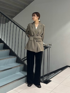 「KBF（ケイビーエフ）のアイテム」を使った、ゆいさん（レディース・166cm）の夏コーディネート