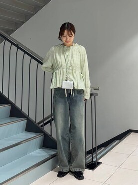 「アイテム（財布）」を使った、ひらのさん（レディース・166cm）の冬コーディネート