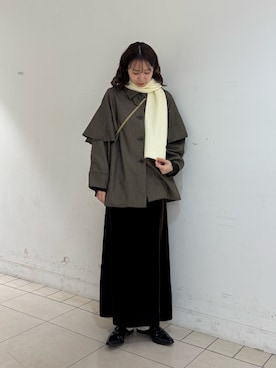 「アイテム（その他アウター）」を使った、ひらのさん（レディース・167cm）の秋コーディネート
