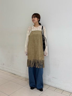 「KBF（ケイビーエフ）のアイテム（バッグ）」を使った、ひらのさん（レディース・167cm）の夏コーディネート